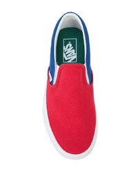 mehrfarbige Slip-On Sneakers aus Segeltuch von Vans