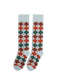 mehrfarbige Socken mit Argyle-Muster von Gucci