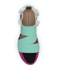 mehrfarbige Sportschuhe von Emilio Pucci