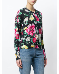 mehrfarbige Strickjacke mit Blumenmuster von Dolce & Gabbana