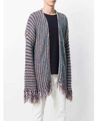 mehrfarbige Strickjacke mit einer offenen Front von Nuur