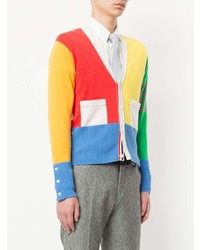 mehrfarbige Strickjacke von Thom Browne