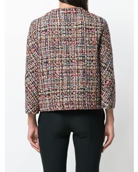 mehrfarbige Tweed-Jacke von Alexander McQueen