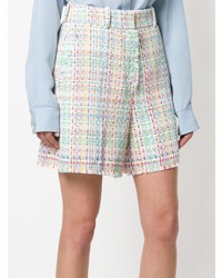 mehrfarbige Tweed Shorts von Thom Browne