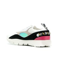 mehrfarbige verzierte niedrige Sneakers von Valentino