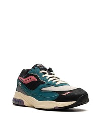 mehrfarbige Wildleder niedrige Sneakers von Saucony