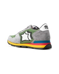 mehrfarbige Wildleder niedrige Sneakers von atlantic stars