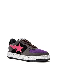 mehrfarbige Wildleder niedrige Sneakers von A Bathing Ape