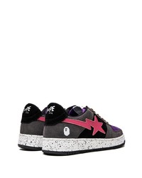 mehrfarbige Wildleder niedrige Sneakers von A Bathing Ape