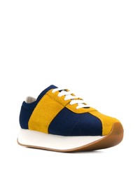 mehrfarbige Wildleder niedrige Sneakers von Marni