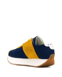 mehrfarbige Wildleder niedrige Sneakers von Marni