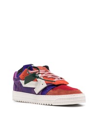 mehrfarbige Wildleder niedrige Sneakers von Off-White