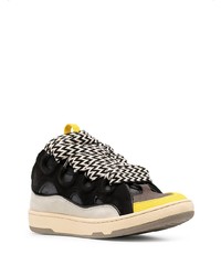 mehrfarbige Wildleder niedrige Sneakers von Lanvin