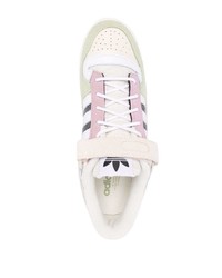 mehrfarbige Wildleder niedrige Sneakers von adidas