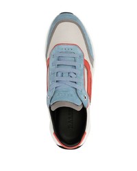 mehrfarbige Wildleder niedrige Sneakers von Bally