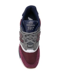 mehrfarbige Wildleder niedrige Sneakers von New Balance