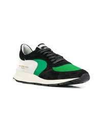 mehrfarbige Wildleder niedrige Sneakers von Philippe Model