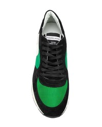 mehrfarbige Wildleder niedrige Sneakers von Philippe Model