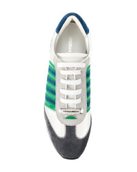 mehrfarbige Wildleder niedrige Sneakers von DSQUARED2