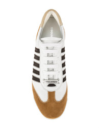 mehrfarbige Wildleder niedrige Sneakers von DSQUARED2