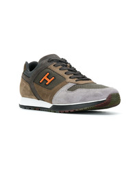 mehrfarbige Wildleder niedrige Sneakers von Hogan