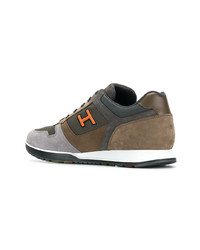 mehrfarbige Wildleder niedrige Sneakers von Hogan