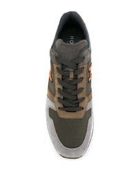 mehrfarbige Wildleder niedrige Sneakers von Hogan