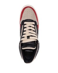 mehrfarbige Wildleder niedrige Sneakers von Represent