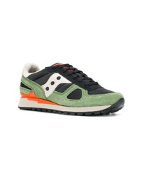 mehrfarbige Wildleder niedrige Sneakers von Saucony