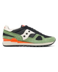 mehrfarbige Wildleder niedrige Sneakers von Saucony