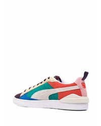 mehrfarbige Wildleder niedrige Sneakers von Puma