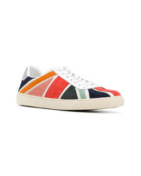 mehrfarbige Wildleder niedrige Sneakers von Paul Smith