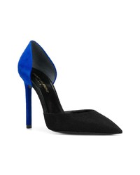 mehrfarbige Wildleder Pumps von Saint Laurent