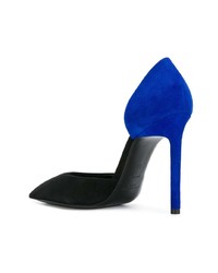 mehrfarbige Wildleder Pumps von Saint Laurent