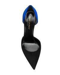 mehrfarbige Wildleder Pumps von Saint Laurent