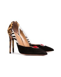 mehrfarbige Wildleder Pumps von Aquazzura