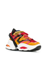 mehrfarbige Wildleder Sportschuhe von DSQUARED2