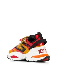 mehrfarbige Wildleder Sportschuhe von DSQUARED2