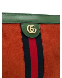 mehrfarbige Wildleder Umhängetasche von Gucci