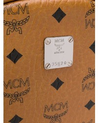 mehrfarbiger bedruckter Leder Rucksack von MCM