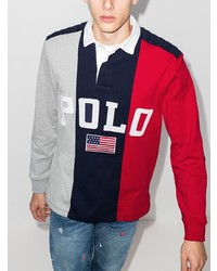 mehrfarbiger bedruckter Polo Pullover von Polo Ralph Lauren
