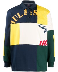 mehrfarbiger bedruckter Polo Pullover von Paul & Shark