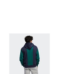 mehrfarbiger bedruckter Pullover mit einem Kapuze von adidas Originals