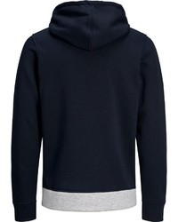 mehrfarbiger bedruckter Pullover mit einem Kapuze von Jack & Jones