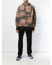 mehrfarbiger bedruckter Pullover mit einem Kapuze von Y-3