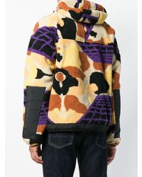 mehrfarbiger bedruckter Pullover mit einem Kapuze von Pam Perks And Mini