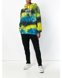 mehrfarbiger bedruckter Pullover mit einem Kapuze von Mauna Kea
