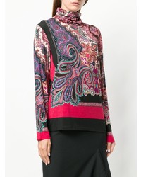 mehrfarbiger bedruckter Rollkragenpullover von Etro