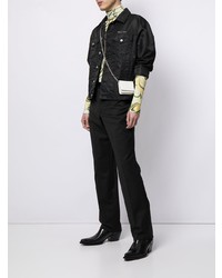 mehrfarbiger bedruckter Rollkragenpullover von Raf Simons