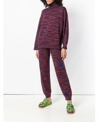 mehrfarbiger bedruckter Rollkragenpullover von M Missoni